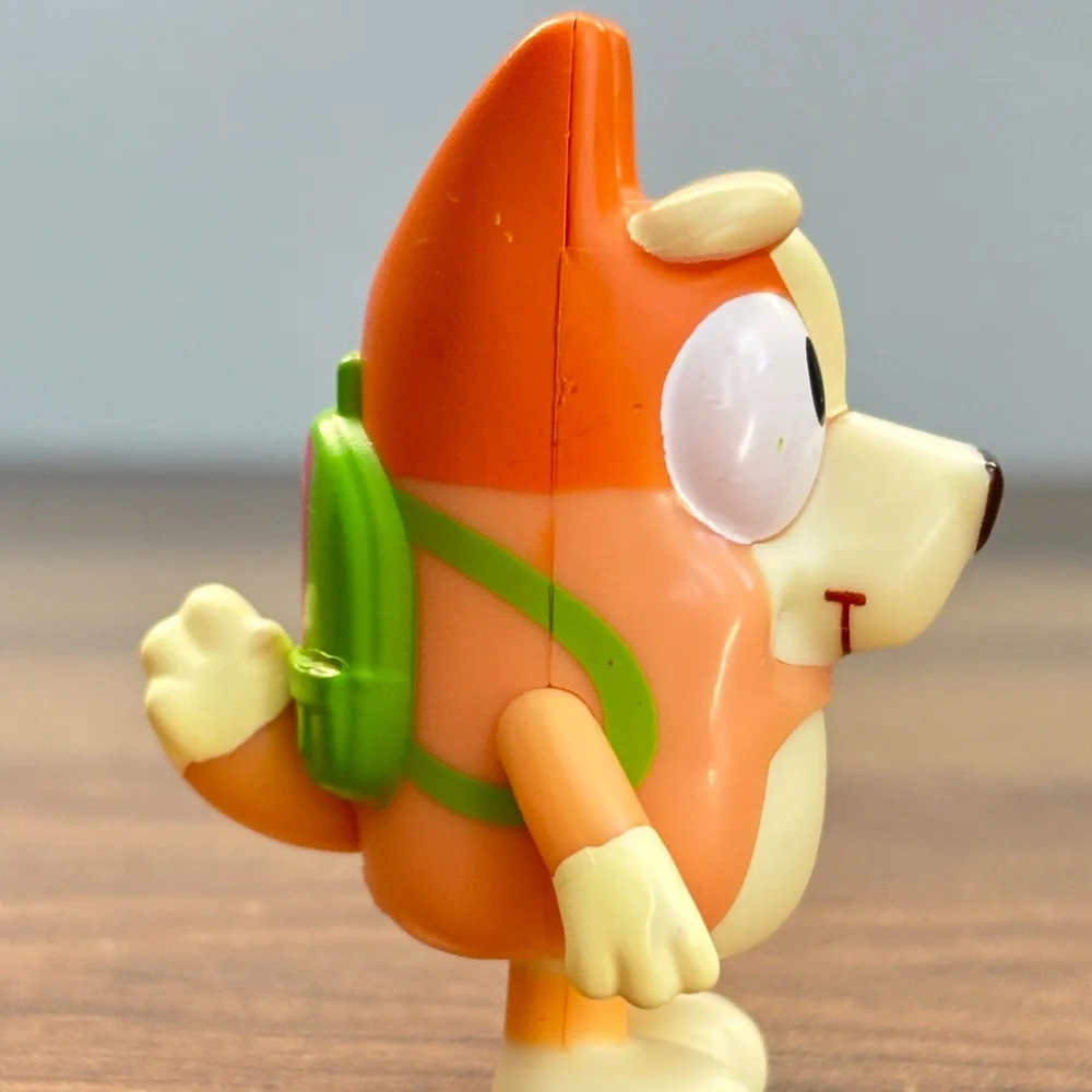 Bluey BINGO Toy Figure BACKPACK for School Playset Back to School Cake Topper
